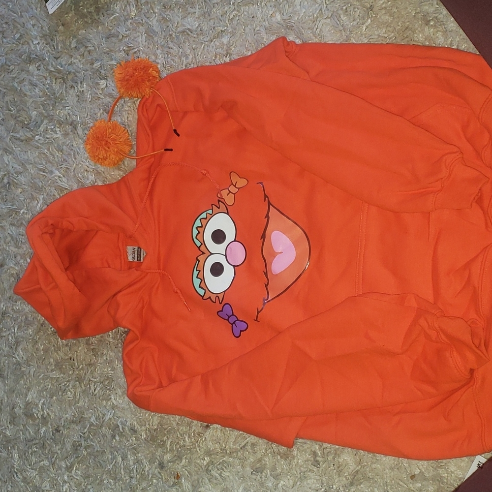 Sesame Street Zoe hoodie xl Costume